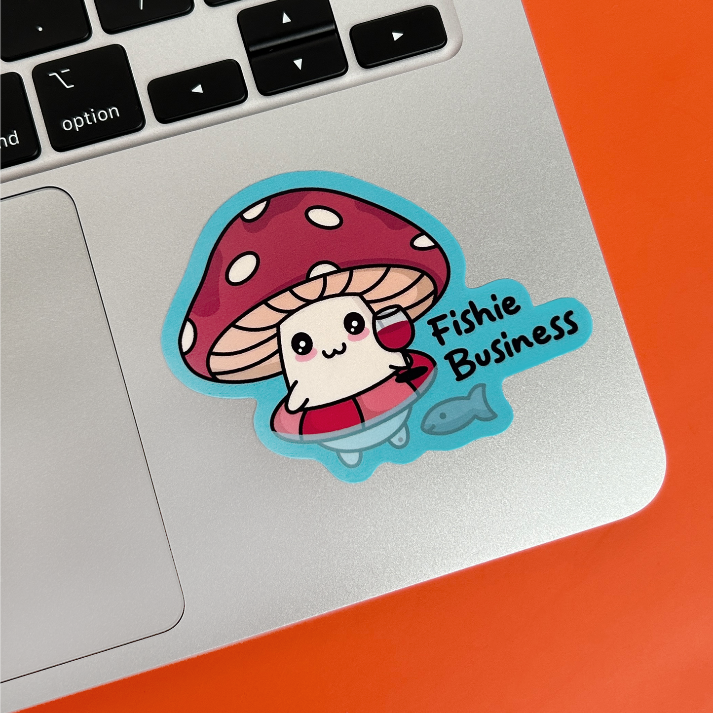 Fishie Business Vinyl Sticker