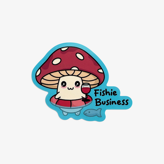 Fishie Business Vinyl Sticker