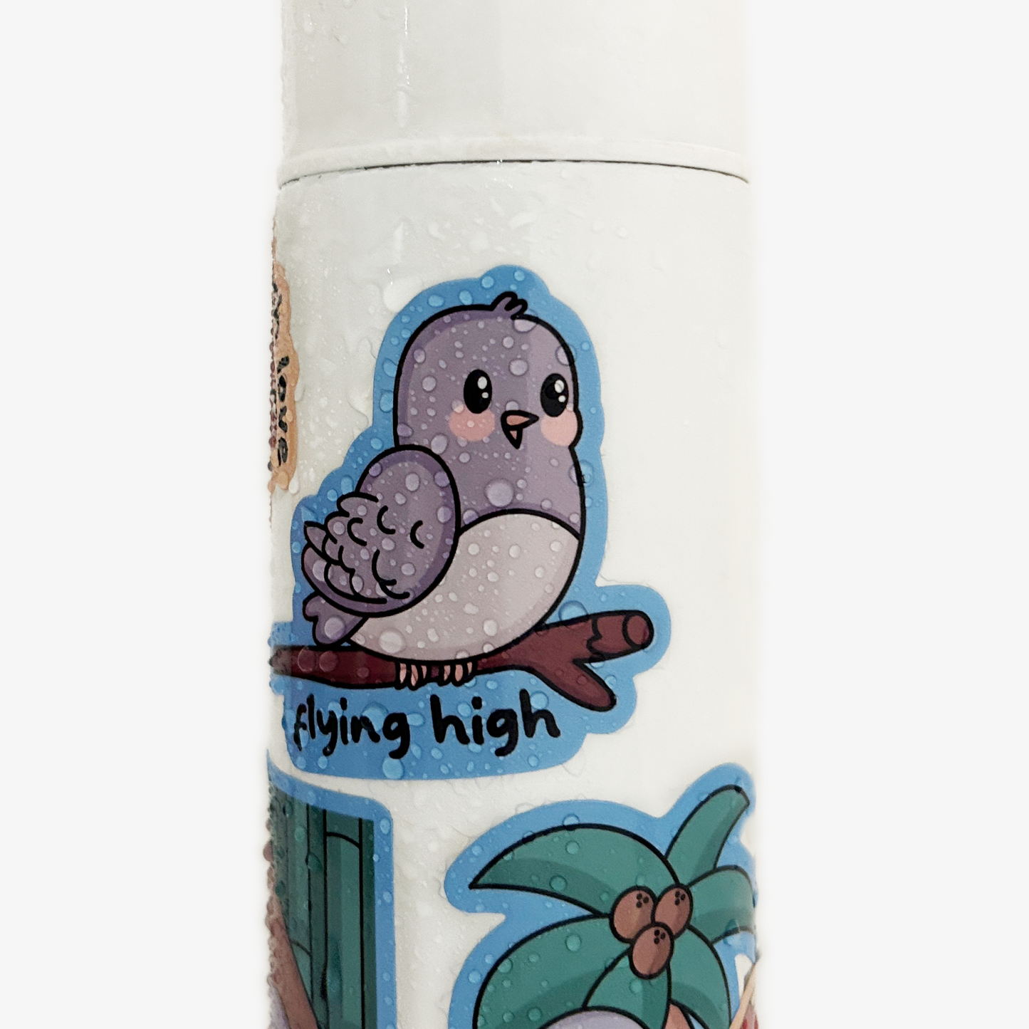 Flying High Birdie Vinyl Sticker