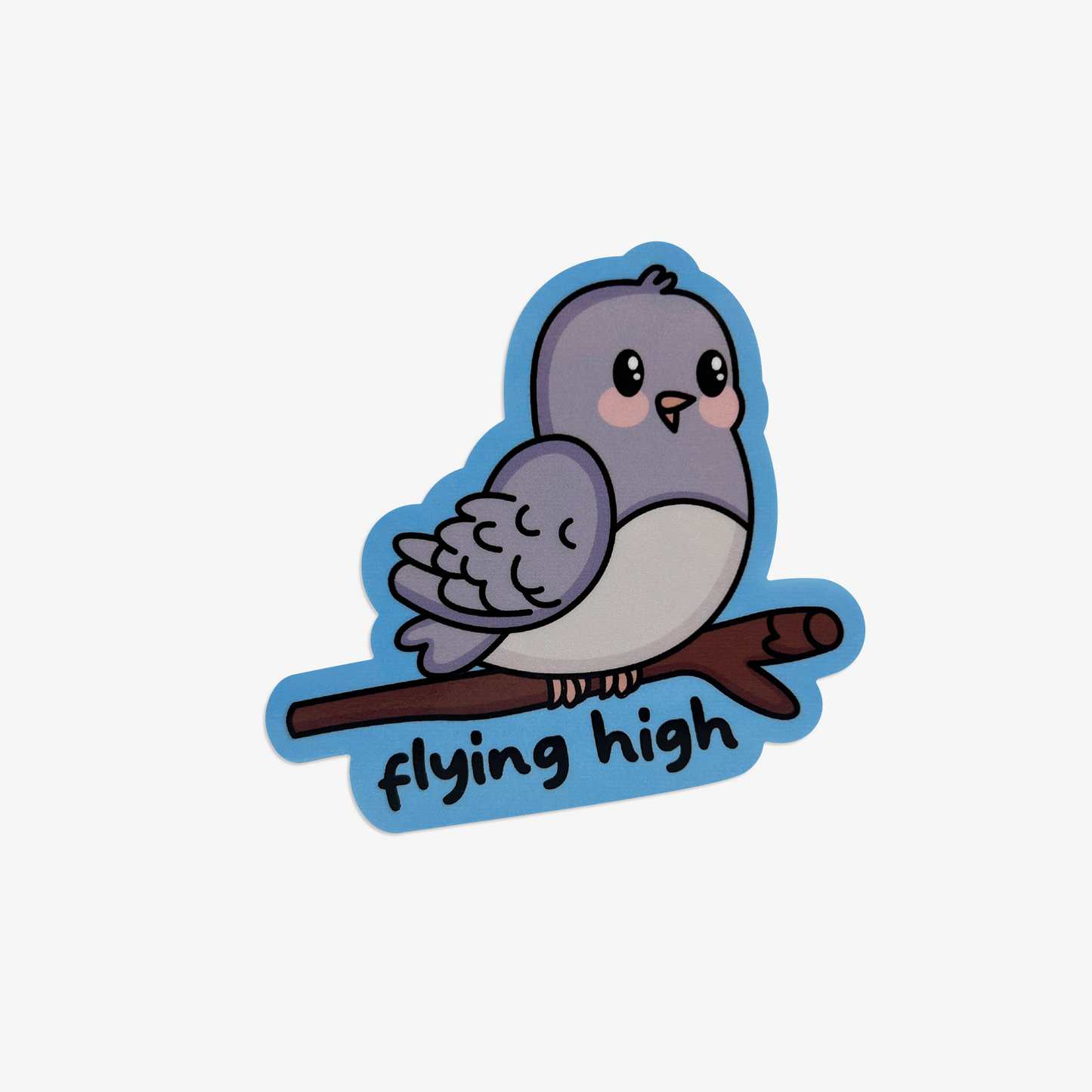 Flying High Birdie Vinyl Sticker