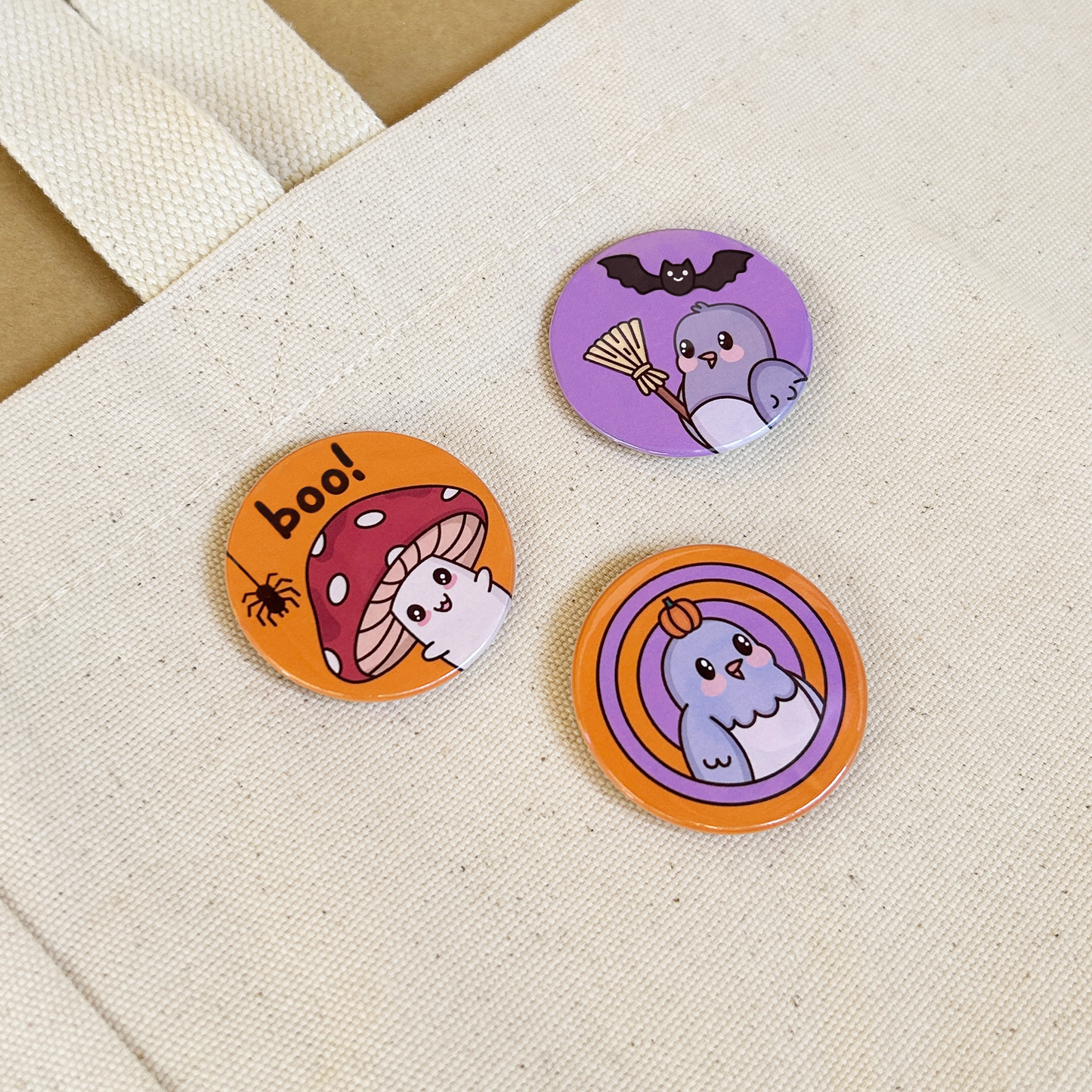 Button Pin Set Vol. 1: Under Halloween