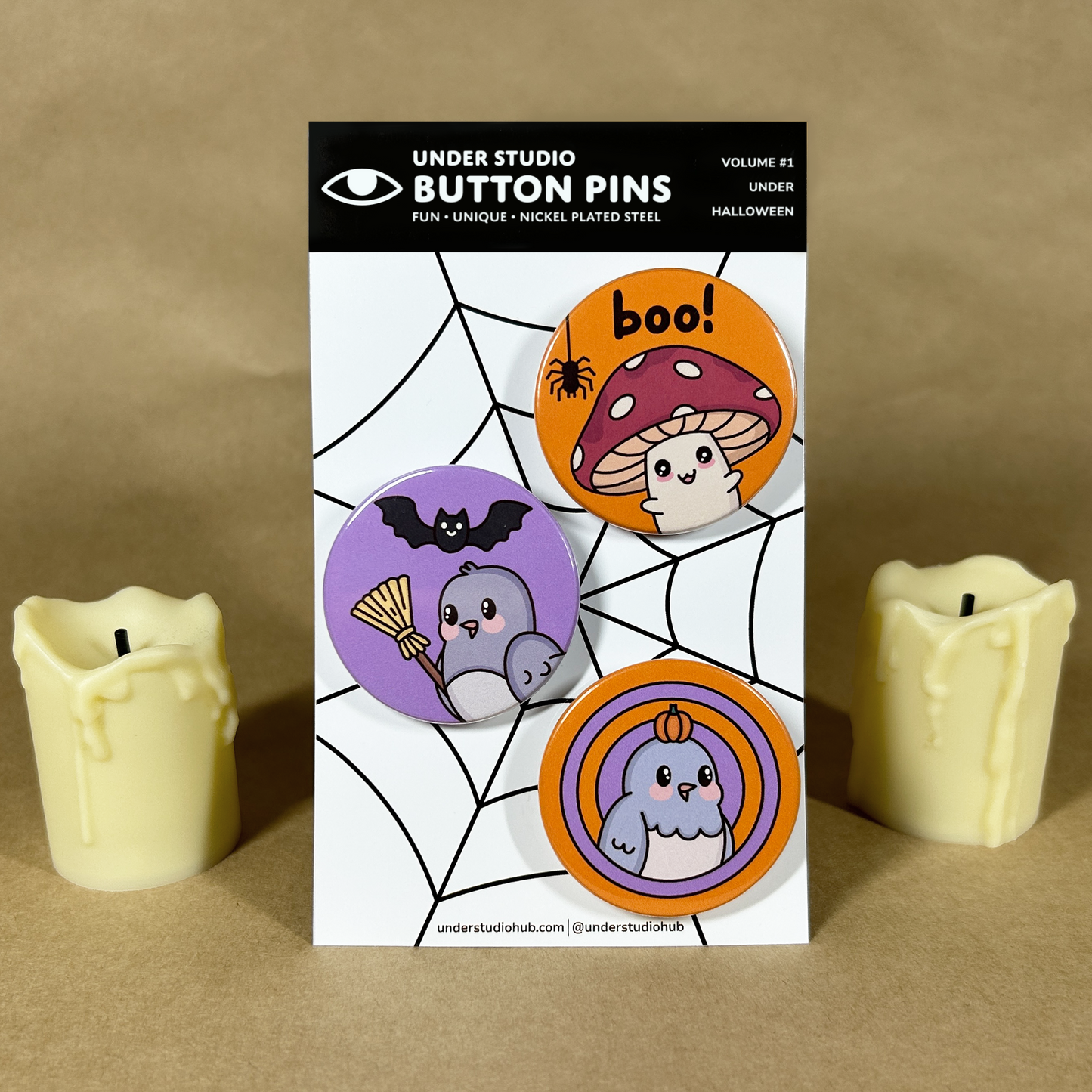 Button Pin Set Vol. 1: Under Halloween