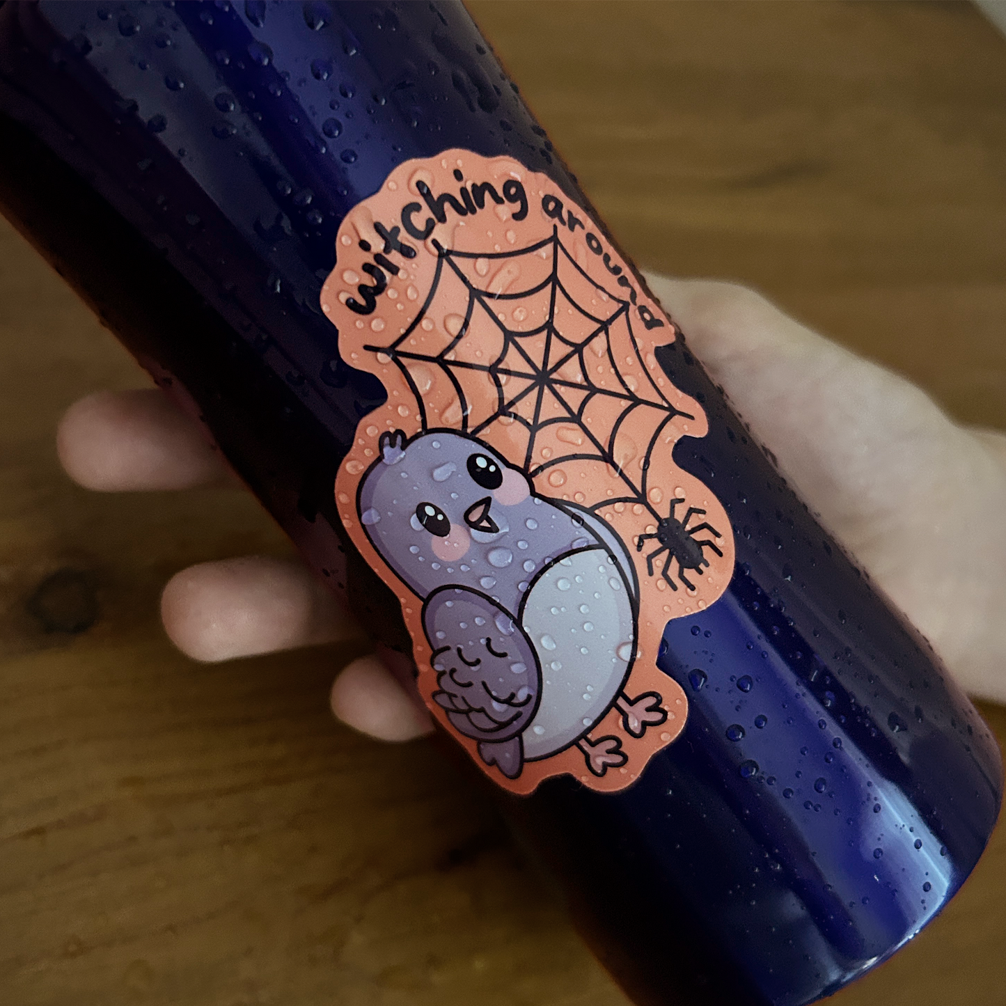 Witching Around Birdie Vinyl Sticker